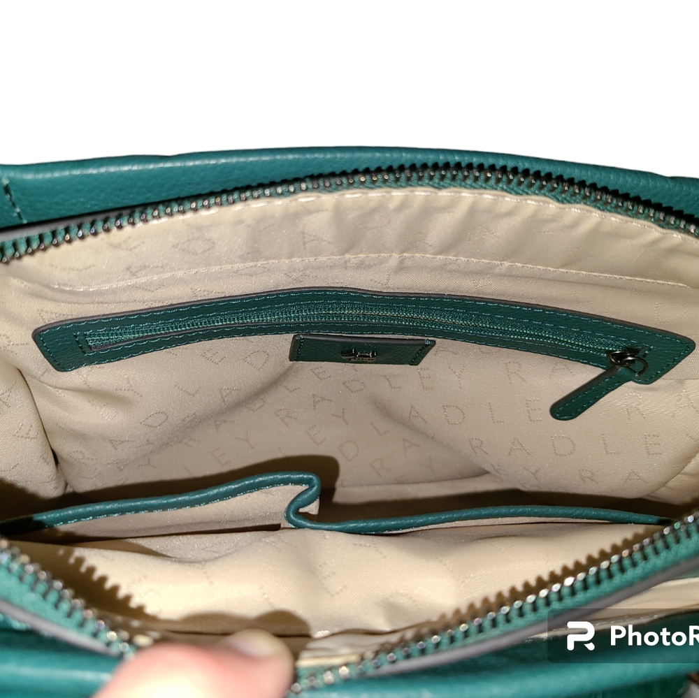 Radley London Teal Agnes Classy Handbag Purse NWOT - Picture 3 of 7